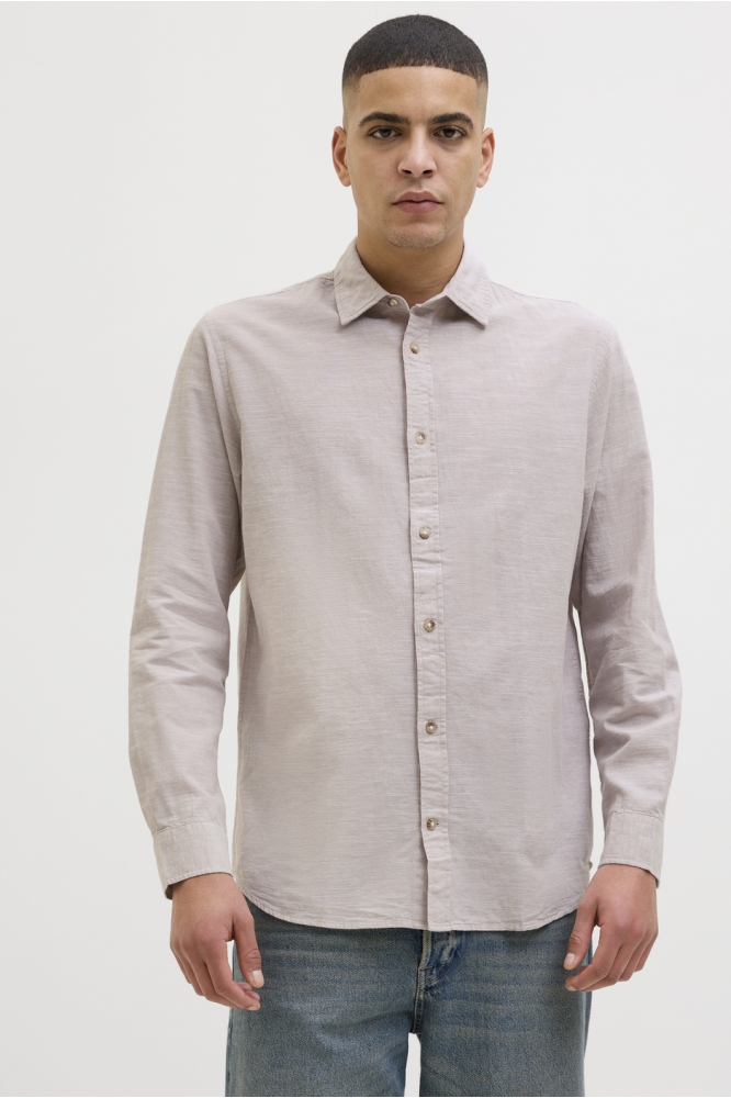 JJESUMMER SHIRT LS SN 12269315 CROCKERY